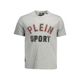 Plein Sport Gray Cotton Men T-Shirt -   -  Plein Sport.